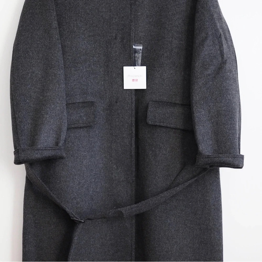 JW Anderson premium wool Uniqlo double face oversized coat - Picture 9 of 12